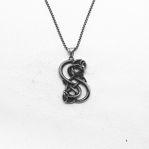Yunnique-collar de acero de titanio con colgante de serpiente, estilo Punk Hip Hop, joyería Unisex con forma de animal, diseño Retro - Product Image 1