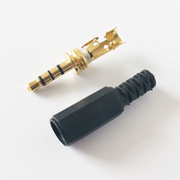 L'assemblée 3.5 MM Stéréo Prise Audio Jack Connecteur TRRS 3.5 MM