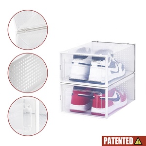 Giá Để Giày Có Thể Xếp Chồng Cho Tủ Quần Áo Và Tủ Lưu Trữ Giày Lối Vào 6 Thùng Lưu Trữ Khối Lập Phương Có Thể Gập Lại - Product Image 4