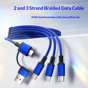 สายชาร์จแบบแยกส่วน Quick Charge1-to-3 (สีแดง) / ขั้วต่อไมโครยูเอสบี/ไทป์-ซี - Product Image 3