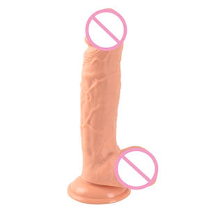Delove grosir mainan seks dewasa PVC Dildo besar tahan air 24cm tongkat Penis besar wanita untuk wanita - Product Image 1