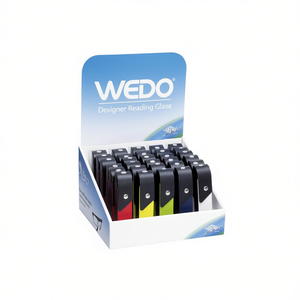 Paquete de 30 gafas de lectura de diseño WEDO, caja de exhibición con colores surtidos - Product Image 2
