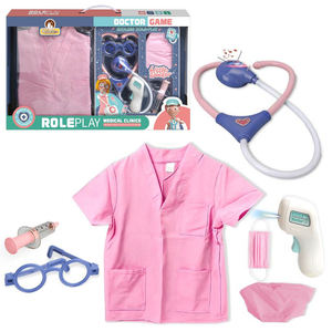TOMMABO Venta al por mayor Doctor Carrera Uniforme Traje Juguete Doctor Juego de rol con equipo médico <span class=keywords><strong>Juguetes</strong></span> Set para niños y niñas <span class=keywords><strong>Juguetes</strong></span> - Product Image 2