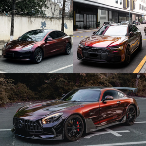 Gilding Black Charm TPU Body Vinyl Irystek Película PPF autocurativa de color con función antiarañazos en color rojo - Product Image 3