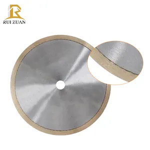 China Supplier Contínuo Rim sinterizado Diamond Blade lâmina de serra de quartzo