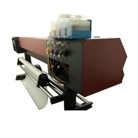 Imprimante d'étiquettes à jet d'encre éco-solvant haute vitesse à 2 têtes, 1,8 m, pour tissu de sublimation, multicolore, automatique, pour usage agricole et industriel