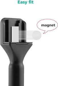 2Mic 3 In1 <b>Wireless</b> <b>Mic</b> Handheld Holder Stick Lapel Microphone Phone Camera Studio Vlog Video Recording Interview Microphone Kit - Product Image 4