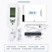 Testeur de qualité de l'eau portable 0-14pH/mV avec écran LCD, analyseur de pH pour laboratoire, aquarium, piscine, sonde