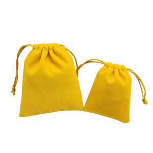 Sacs en velours à cordon de serrage de haute qualité, personnalisés avec logo rose, pour bijoux, colliers, sachets et emballages de rouges à lèvres - Product Image 4