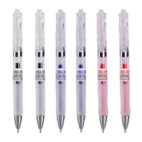 Stylos gel en plastique personnalisables à écriture fluide, pointe fine 0,5 mm, encre à séchage rapide, rechargeables, en vrac, bon marché, pour le bureau, l'école, les fournitures scolaires, cadeau