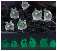 DIY Mang Dai Little Alien Multi Color Micro Animals 3d Charm Glowing Doll Figurines Luminous Resin Lucky Bag Blind Surprise Toy