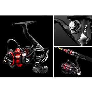 Carrete de pesca giratorio Smap con carrete de metal, 12+1 rodamientos de bolas, para mano derecha, para pesca con señuelos en océano, roca y mar. - Product Image 5