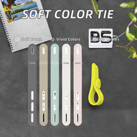 Nouveau design – Organisateur de câbles en silicone souple et coloré pour écouteurs, attaches de câbles transfrontalières, crochets de rangement ajustables pour câbles de données