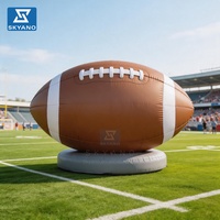 Ballon de rugby géant gonflable, modèle personnalisable, haute qualité pour la publicité