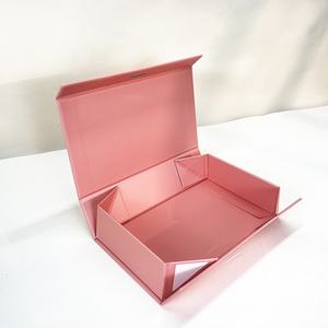 Cajas de regalo impermeables ecológicas portátiles con forro de seda magnética personalizada con forro de satén embalaje de lujo cartón rígido duro rígido - Product Image 4