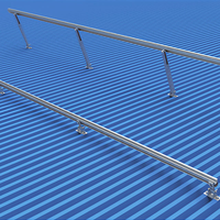 Support de montage photovoltaïque pour carport solaire galvanisé à chaud, cadre de panneau solaire étanche pour auvent de stationnement domestique