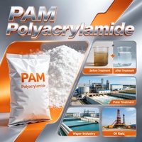 Polyacrylamide (PAM) de haute pureté, électrolyte polymère floculant, très demandé pour l'impression et la teinture