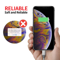 Cable de Carga Rápida USB a 8 Pines de 2.4A con Conductor de Cobre Puro y Trenzado de Nailon para iPhone 14/14 Pro, Impresora, Escáner de Código de Barras - Venta al Por Mayor