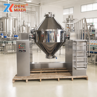Mélangeur de poudre en acier inoxydable de qualité alimentaire, conception à tambour ouvert, nettoyage sanitaire rapide pour le mélange de poudres sèches