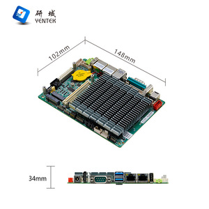The Yanyu E643M4 industrial control motherboard features <b>DDR4</b> x8/16GB J6412 surface mount technology, supporting 12~24V 3.5-inch - Product Image 3