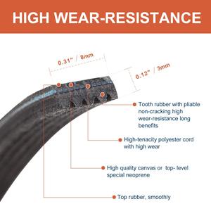 Courroie de sèche-linge en caoutchouc durable 5ph2337 pour Samsung 6602-001655 AP4373659, usage domestique - Product Image 2
