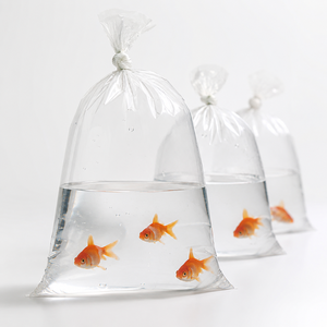Sacs <span class=keywords><strong>de</strong></span> <span class=keywords><strong>transport</strong></span> extra épais 3 mil pour poissons rouges, résistants aux perforations, sacs en polyéthylène LDPE transparents pour l'expédition <span class=keywords><strong>de</strong></span> grands poissons rouges et <span class=keywords><strong>de</strong></span> carpes koï - Product Image 6