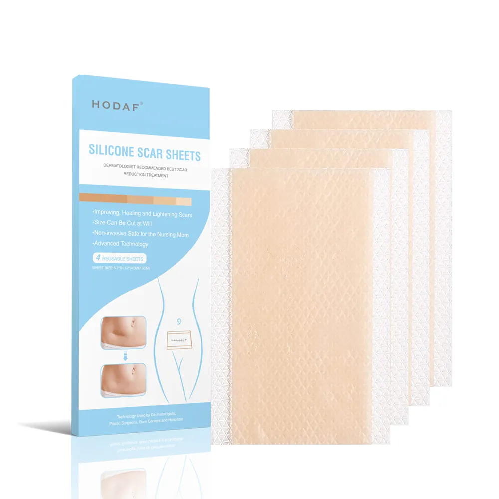 Factory skin color waterproof medical grade adhesive breathable silicone scar removal patch for scar therapy