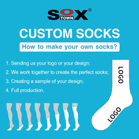 Chaussettes de compression pour hommes en coton, design coloré, chaussettes amusantes personnalisées, longues, pour le sport, la course à pied, le basketball, le football, Noël, automne
