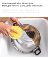 Nettoyant multifonctionnel, élimine les taches d'huile, le tartre, le nettoyage de la cuisine en acier inoxydable, du four, des toilettes, crème nettoyante tout usage, pâte nettoyante