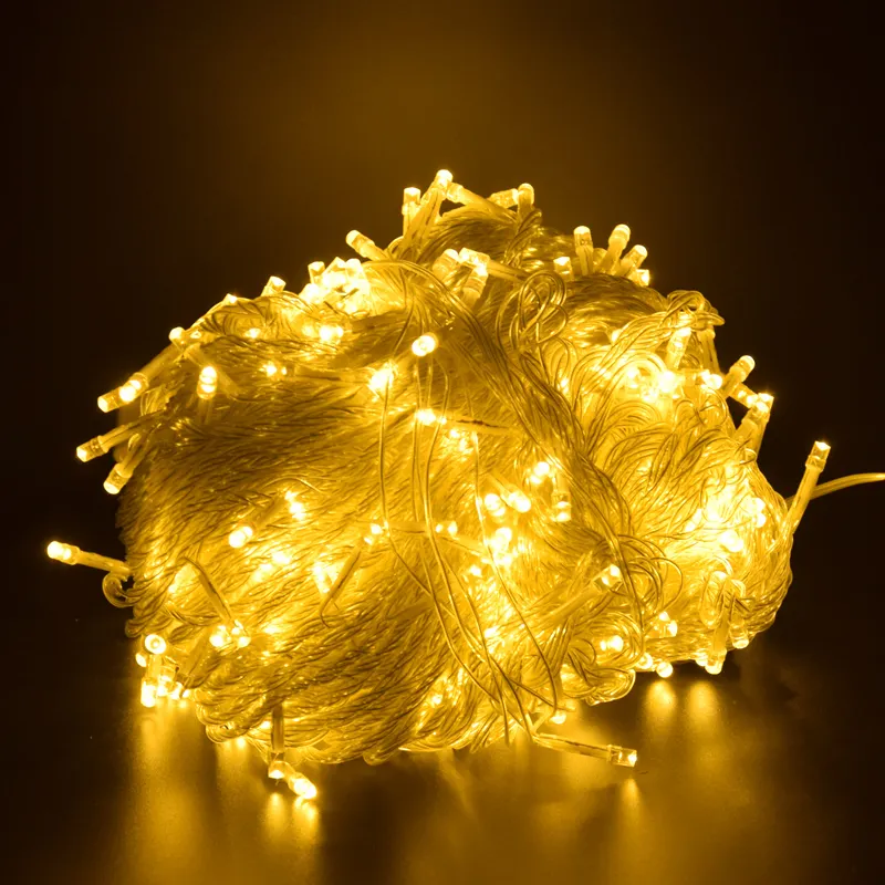 Xmas Outdoor christmas led string lights 100M 10M 5M Luces Decoracion fairy holiday lights lighting tree garland