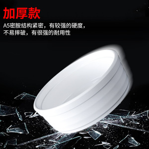 Tazones de PVC Xiangyuan Meimei para Sopa, Arroz y Verduras al Vapor, Ideales para Restaurantes y Comida Rápida, con Tapa Comercial - Product Image 4