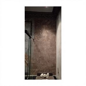 Revêtement mural en pierre naturelle, panneau en pierre de grès écologique, dos en résine, épaisseur 2 mm, revêtement décoratif en pierre pour intérieur et extérieur - Product Image 1