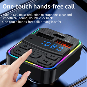 C15 BT xe MP3 máy nghe nhạc không dây Transmitter rảnh tay FM modulator TF Thẻ kép USB sạc Bluetooth kích hoạt Thuốc lá nhẹ hơn - Product Image 3