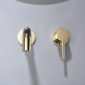 Rubinetto nascosto lavabo caldo e freddo in stile muro fuori lavabo Pre incorporato bacino drago - Product Image 4