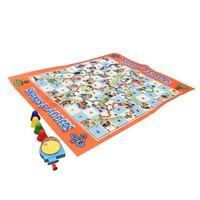 Jouets de plein air jeu de fête tapis de sol jeux-jeu d'échelle de serpent pour le plaisir