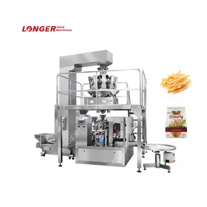 Solution d'emballage automatique Doypack Machine d'emballage de chips de pommes de terre françaises en sachet machine d'emballage de sacs pour pommes de terre