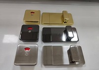 YAJAN Serrure d'indicateur de compartiment de toilettes en alliage d'aluminium/zinc robuste et moderne, garantie 1 an, installation facile, pour salle de bain scolaire