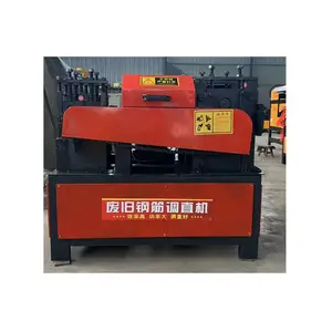 Multifunctional Recycling Scrap 6mm Stainless Steel Rod Angle Bar Rod Wire Straightener Pipe Rebar Straightening Machine