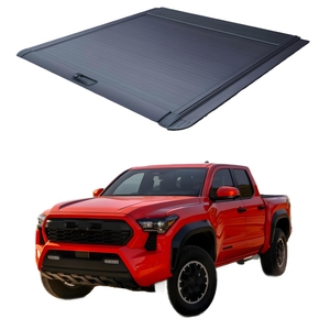Tapa de rodillo retráctil plegable Manual impermeable personalizada de alta calidad, cubierta de camión Tonneau Compatible con Toyota para Tacoma NP300 - Product Image 1