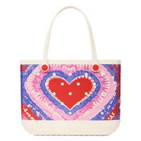 Sac fourre-tout perforé en EVA imperméable avec impression de logo personnalisé, grande capacité, réutilisable, pour femmes et familles