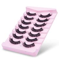 Lot de 7 paires de faux cils 3D en vison synthétique, luxueux, multicouches, effet vaporeux et volumineux, ensemble économique, sans cruauté animale, fournisseur