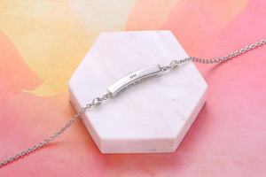Collier de haute qualité pour femmes, pendentif couleur argent, d'inspiration, ras du cou, cadeau pour toujours dans my cœur - Product Image 5