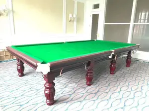 Kualitas tinggi kayu Solid bingkai batu Slates 9 bola Snooker biliar kolam renang meja untuk dijual