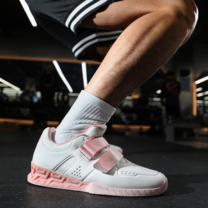 Chaussures de musculation unisexes personnalisées en gros pour squats, powerlifting, gym, fitness, avec semelle intérieure en EVA et caoutchouc, en maille respirante - Product Image 3