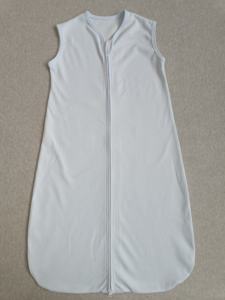 Sac de couchage personnalisé 0.5 TOG pour bébé 0-24 mois couverture portable pour bébé 100% coton biologique <span class=keywords><strong>fermeture</strong></span> éclair bidirectionnelle sac de couchage pour tout-petits - Product Image 5