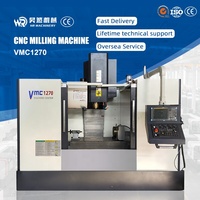 ShanDong HR - Centro de Mecanizado Vertical CNC de 3 Ejes, Tipo ATC de 24 Brazos, Modelo VMC1270, Precio Económico, Proveedor Chino