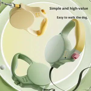 Laisse Rétractable Automatique pour Chien, Harnais Poitrail pour Chat en ABS, Silicone et Nylon – Idéal pour Chiens et Chats de Petite/Moyenne Taille – Vente en Gros Transfrontalière - Product Image 4