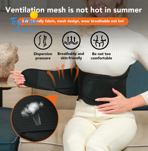 Top One ceinture de soutien de taille réglable respirante été/printemps soulagement de la douleur au bas du dos orthèse de plaque d'acier lombaire - Product Image 4