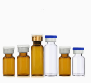 3/5/10ml Clear Amber <b>Crimp</b> Top Glass Vials Factory Custom Logo Wholesale - Product Image 3