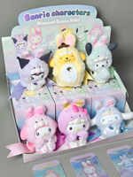 Vente en gros de figurines Sanrio KUROMli My Melloody Diamond Bunny Baby Series, boîtes mystères, objets de collection